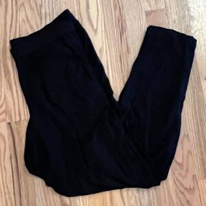 Eileen Fisher Black Knit Pants with Pockets